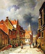 unknow artist European city landscape, street landsacpe, construction, frontstore, building and architecture. 159 oil painting reproduction